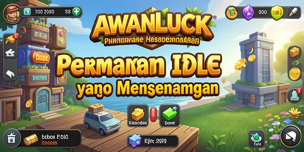 Tampilan gameplay AWANLUCK yang menarik dan interaktif.