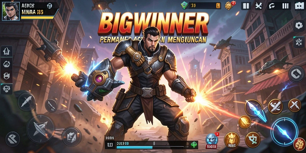 Tampilan gameplay seru dalam <strong>BIGWINNER</strong> yang penuh aksi.