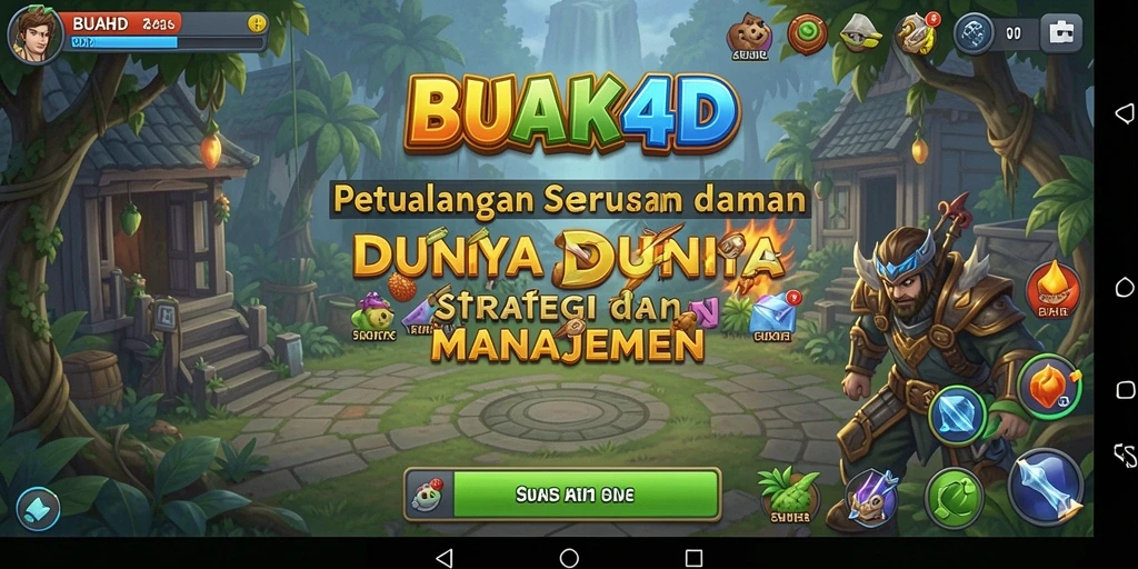 Tampilan gameplay BUAH4D yang menarik dan interaktif.
