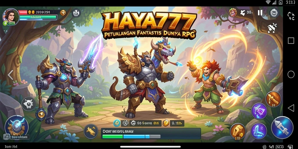 Tampilan gameplay HAYA777 yang memukau dengan pertarungan epik.
